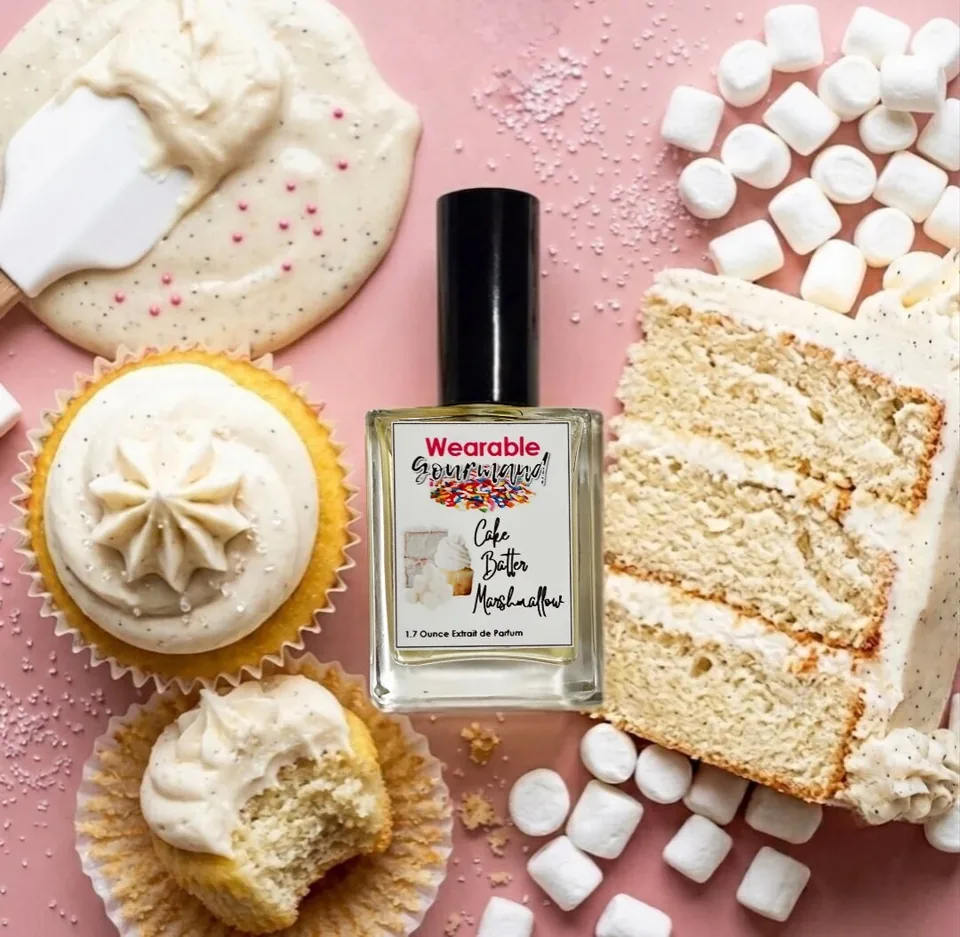 Cake Batter Marshmallow Extrait de Parfum 1.7 oz — cake, buttercream, frosting and marshmallow gourmand perfume by Wearable Gourmand