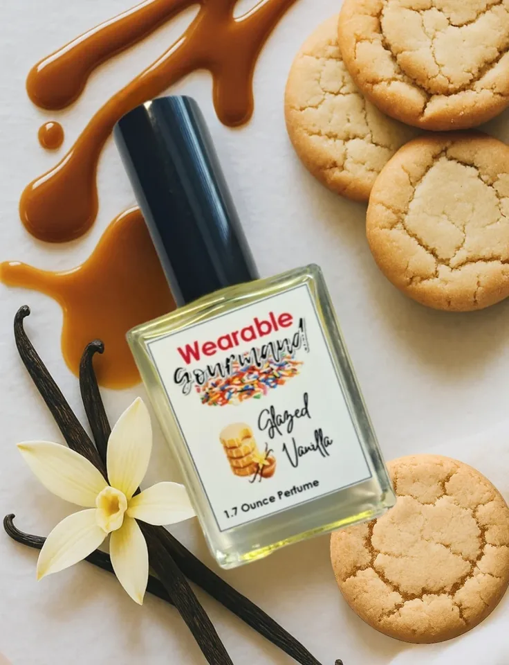 Glazed Vanilla Extrait de Parfum 1.7 oz — creamy vanilla caramel gourmand perfume by Wearable Gourmand
