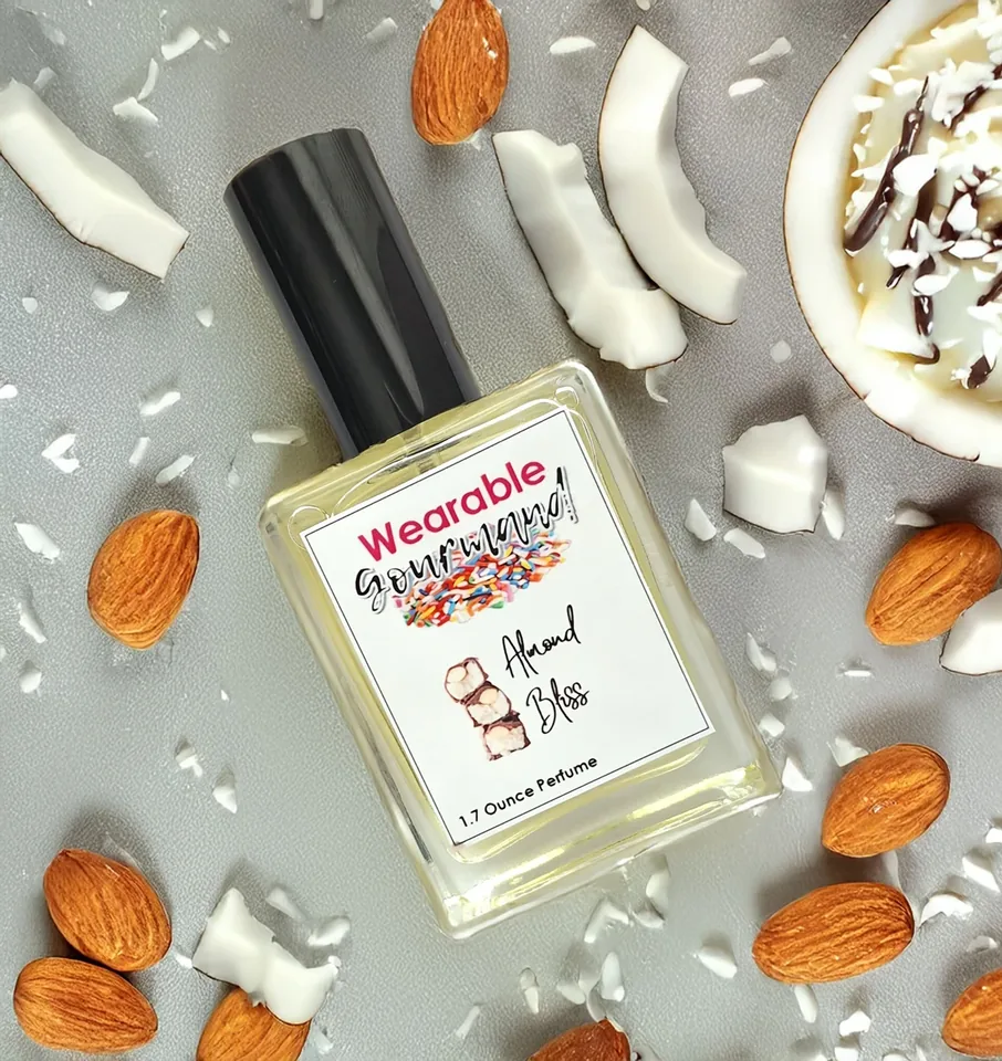 Almond Bliss perfume bottle by Wearable Gourmand