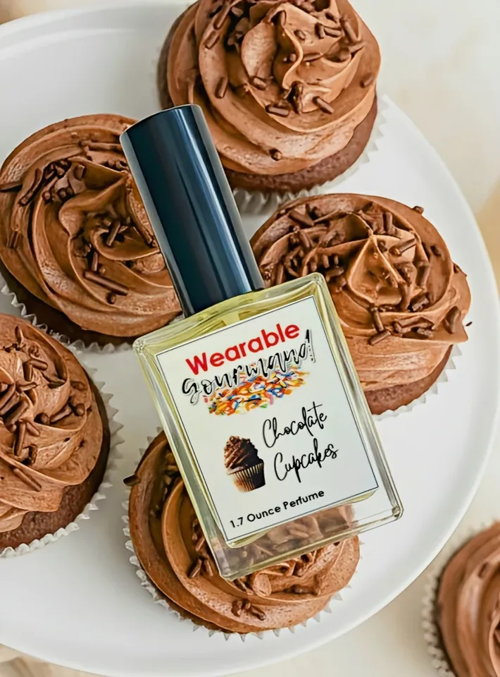 Chocolate Cupcakes perfume bottle by Wearable Gourmand