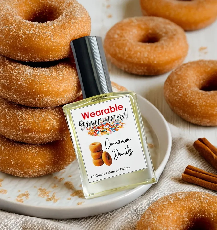 Cinnamon Donuts perfume bottle by Wearable Gourmand