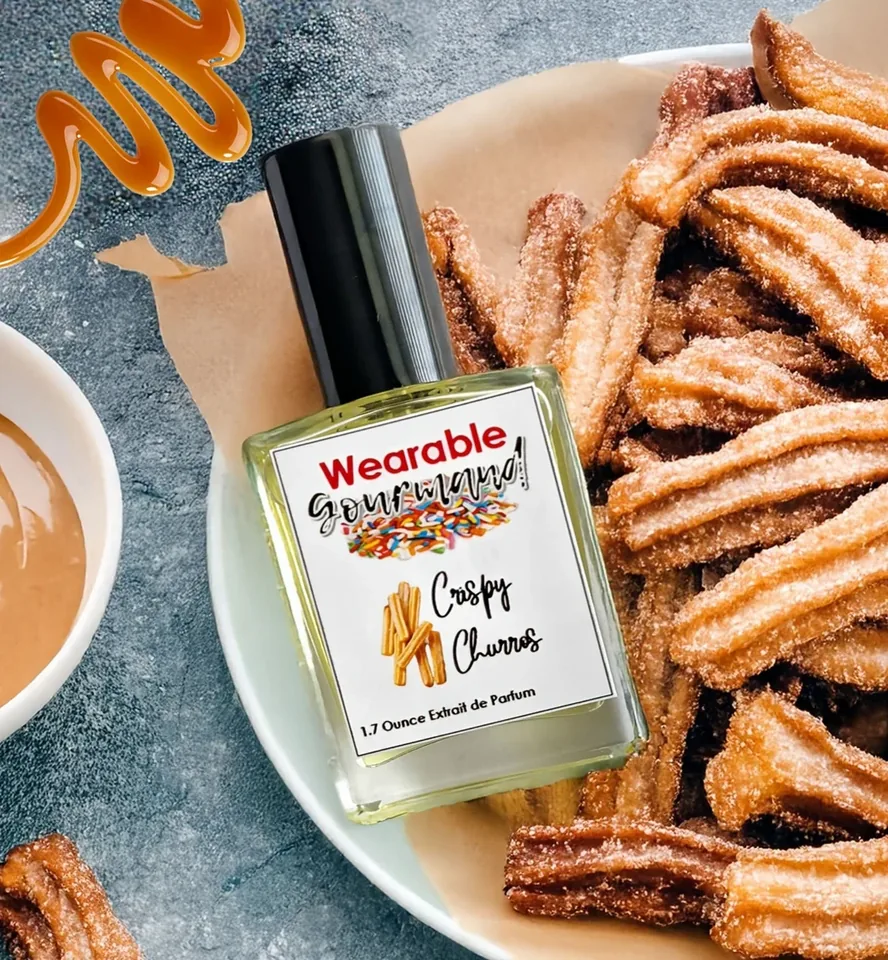 Crispy Churros perfume bottle by Wearable Gourmand