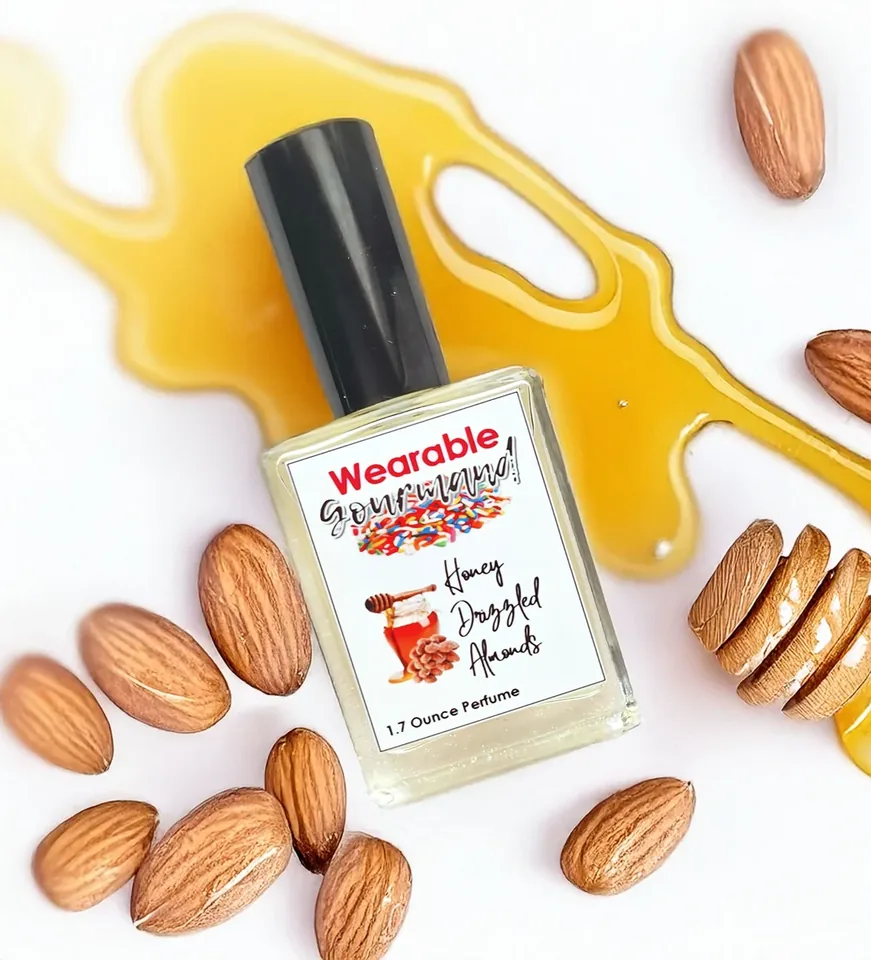 Honey Drizzled Almonds perfume bottle by Wearable Gourmand