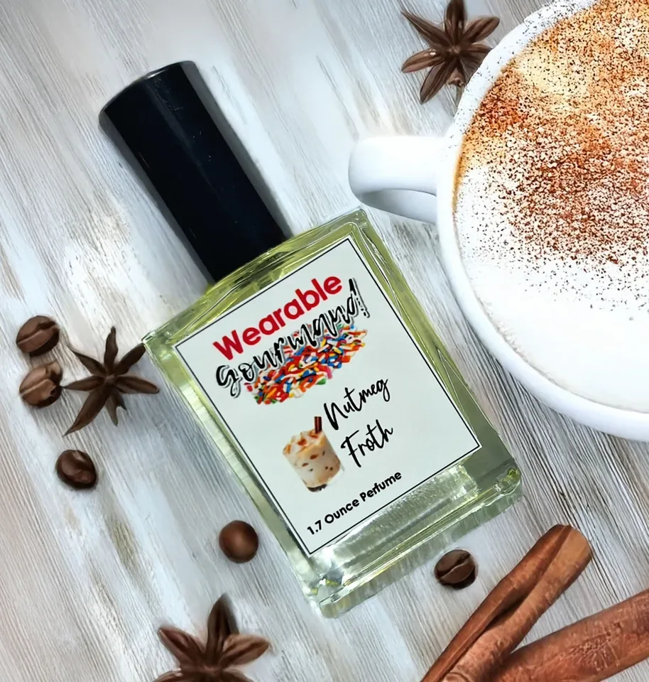 Nutmeg Froth perfume bottle by Wearable Gourmand