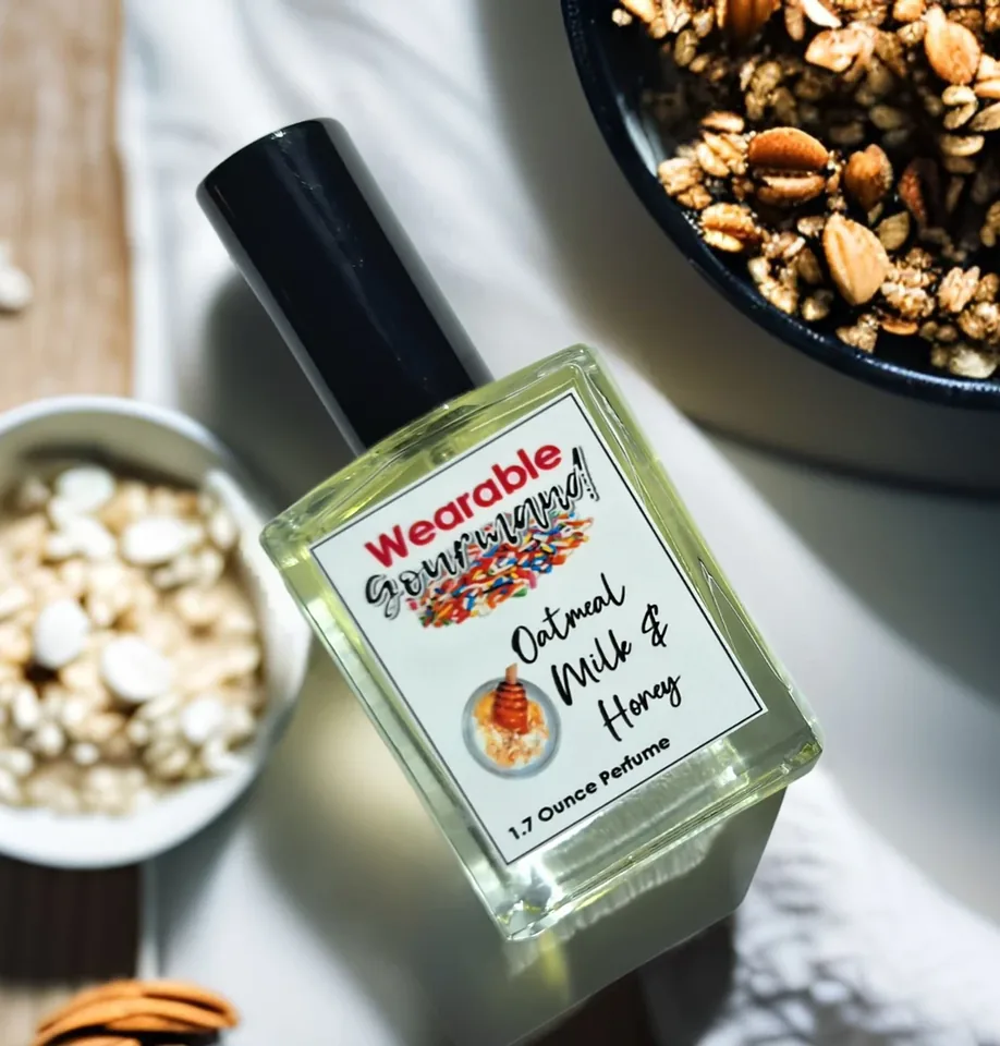 Oatmeal, Milk, & Honey perfume bottle by Wearable Gourmand