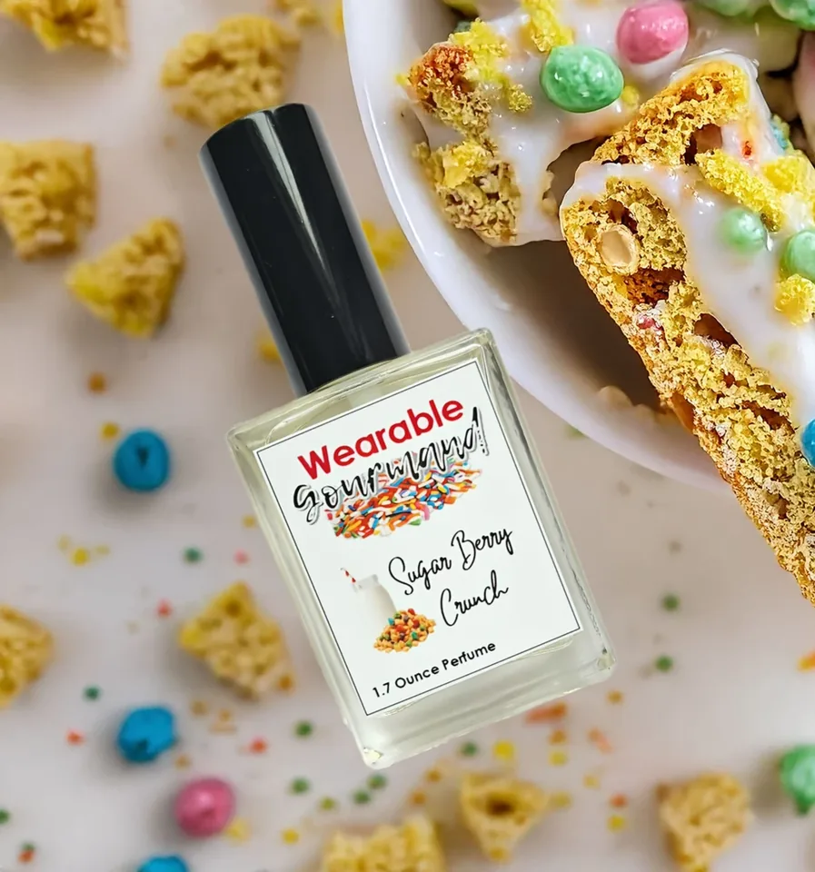 Sugar Berry Crunch perfume bottle by Wearable Gourmand