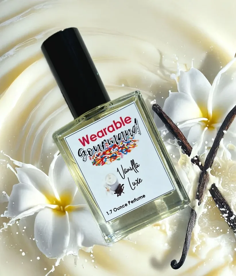 Vanilla Luxe perfume bottle by Wearable Gourmand